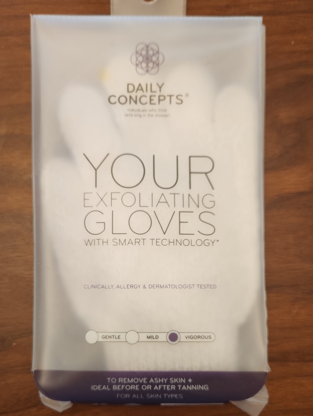 NWOT Daily Concepts Exfoliating Gloves